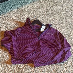 Vineyard vines stripped Quarter-Zip Pullover nwt